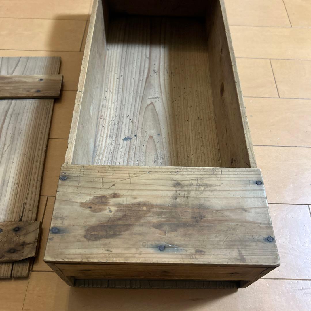 昭和初期 三條軍需工業株式會社 木工具箱 レトロ ヴィンテージ