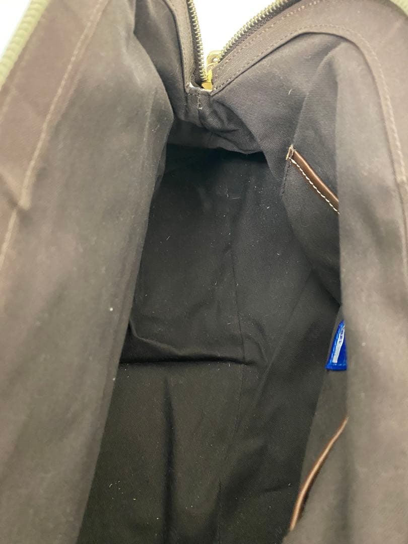 3-3202 Burberry ブルーレーベルのノバチェック柄キャンバス