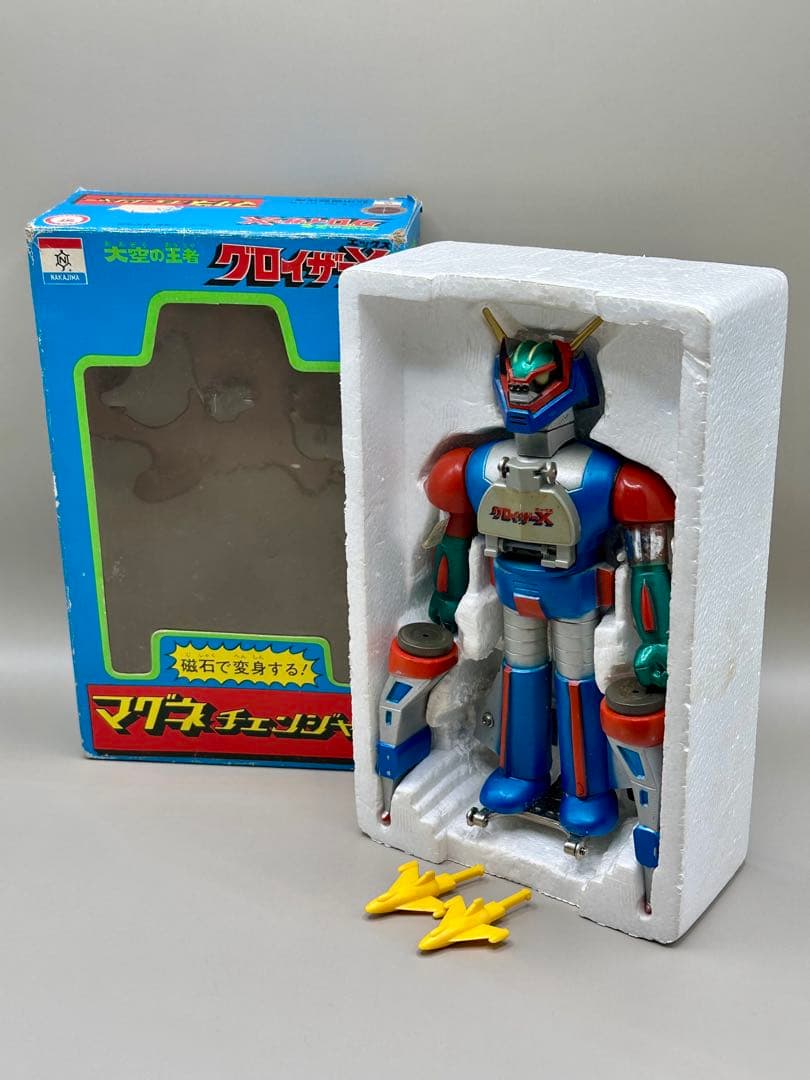 マグネチェンジャー グロイザーX フィギュア 中嶋製作所 超合金 ソフビ
