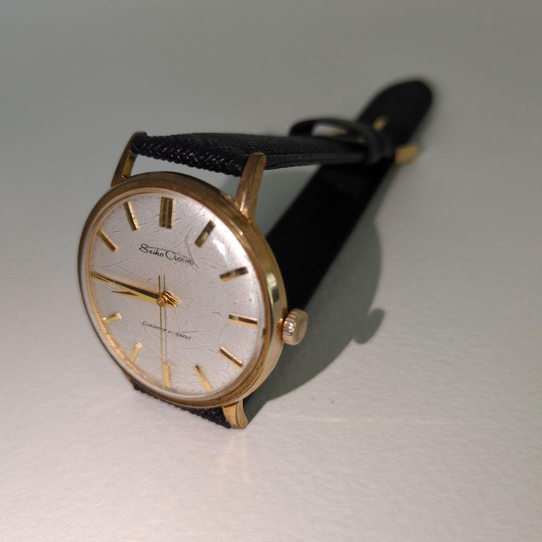 [稼動]SEIKO CROWN 手巻アンティーク腕時計 J14071E 21石