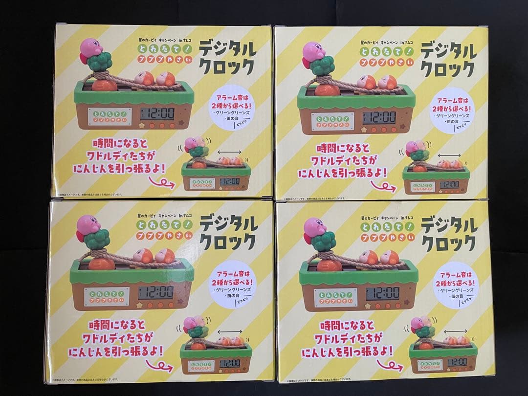namco 星のカービィ　デジタルクロック　4個セット
