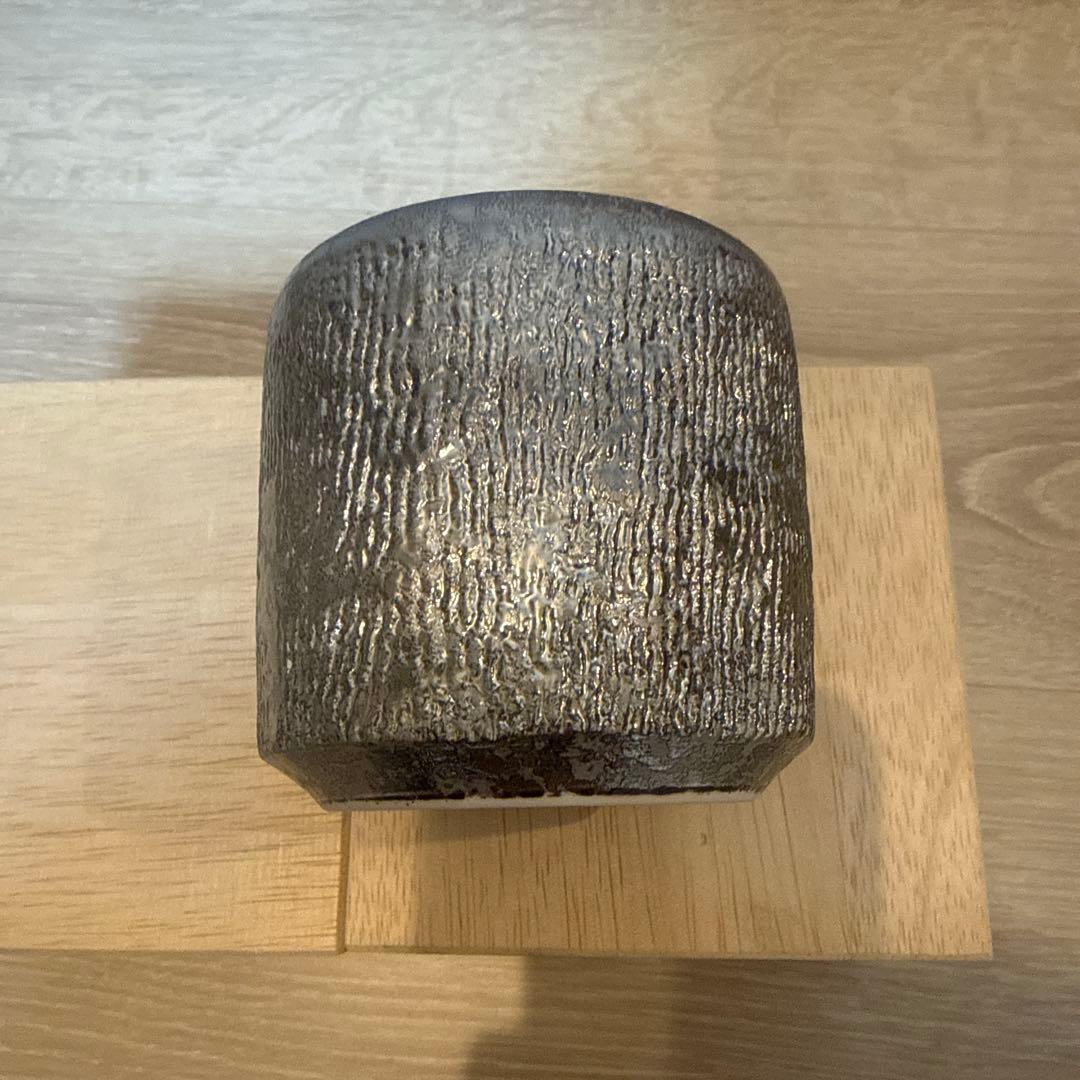 ダークグレー 陶器 ボウル 波佐見焼 黒吹 一方押ボウル 預け鉢 16cm 隆泉陶器の通販｜Studio1156