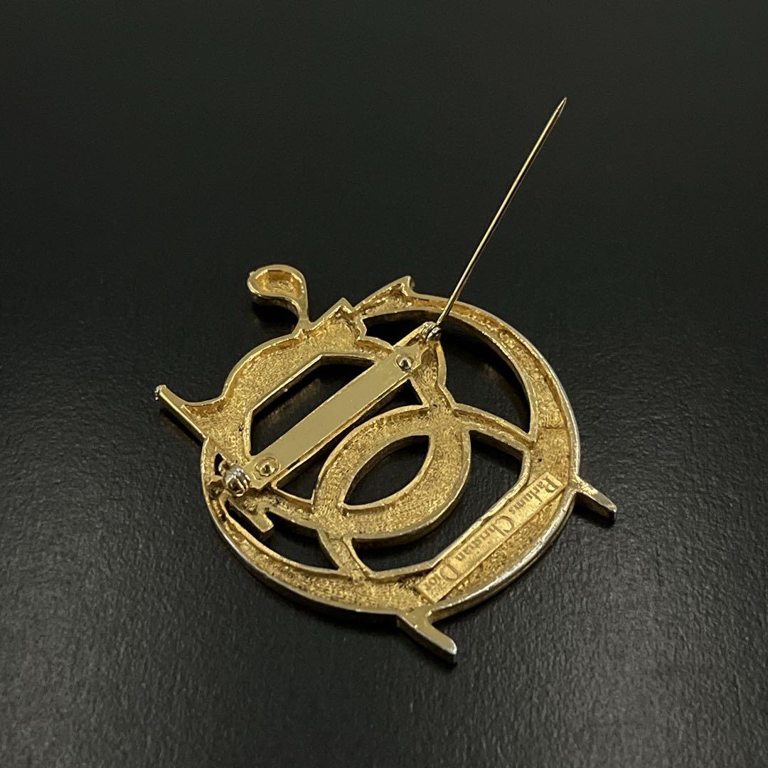 オールド クリスチャンディオール ビッグロゴ ピンブローチ エンブレム