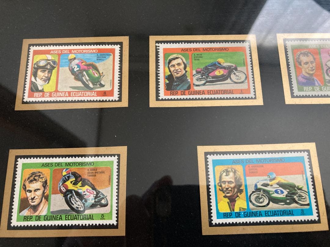 【激レア】YAMAHA XS750 ノベルティ 額入りの切手コレクション