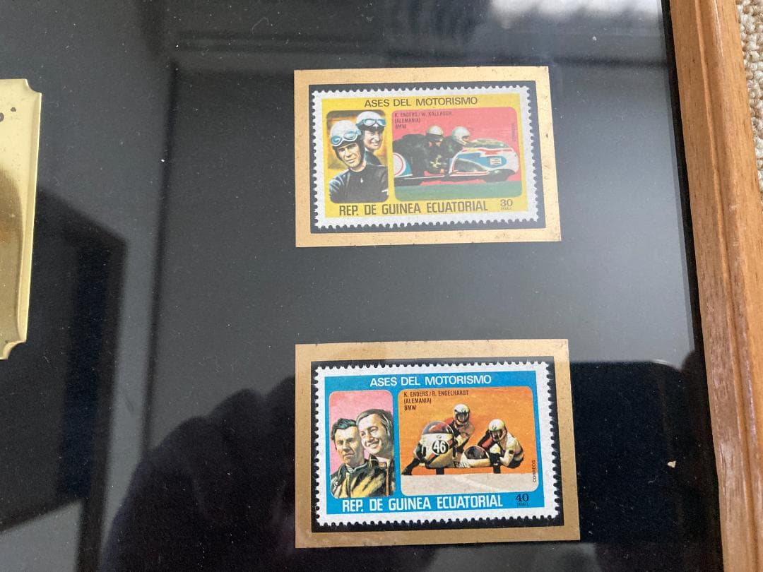 【激レア】YAMAHA XS750 ノベルティ 額入りの切手コレクション