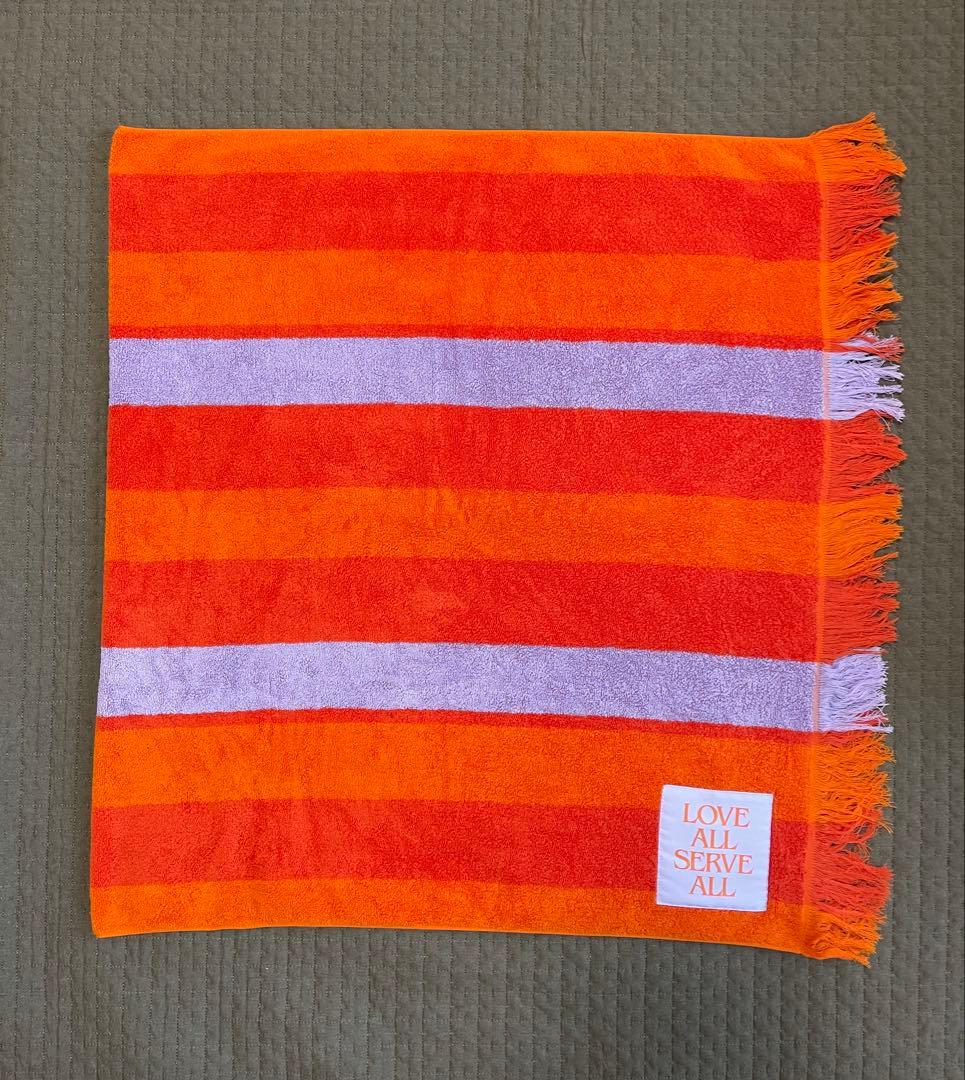 藤井風 LOVE ALL SERVE ALL ボーダーバスタオル - メルカリ