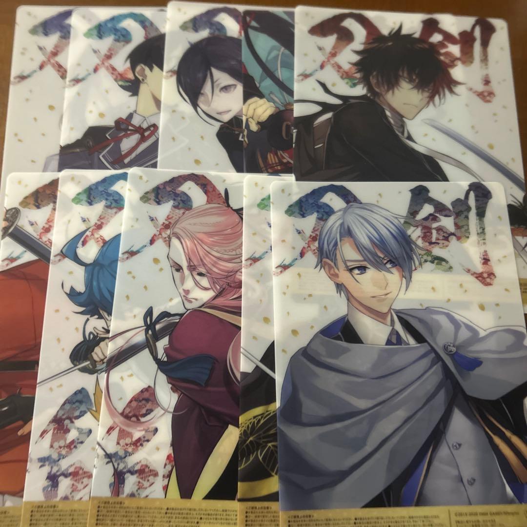 刀剣乱舞 五周年記念 ファミリーマート クリアポスター 10種 - メルカリ