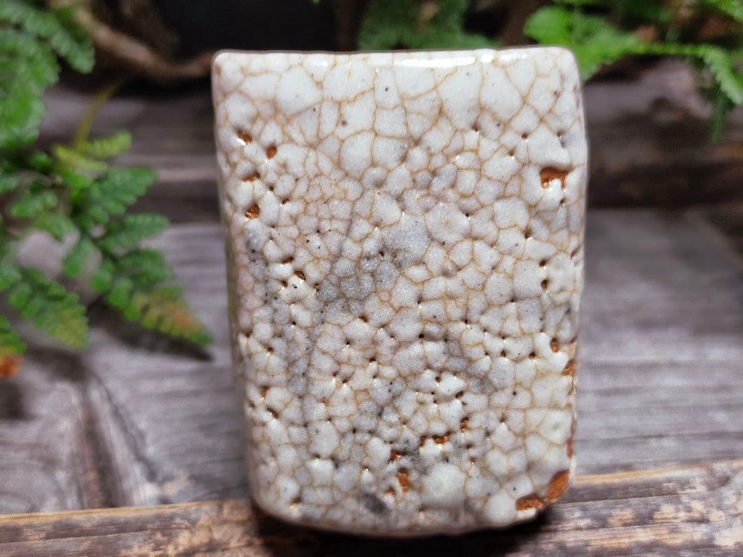 絵志野 ぐい呑み 桐箱付き ㉔ 志野 ぐい飲み 骨董品