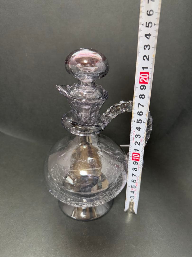 ウランガラス 酒器 水差し アンティーク 送料込み