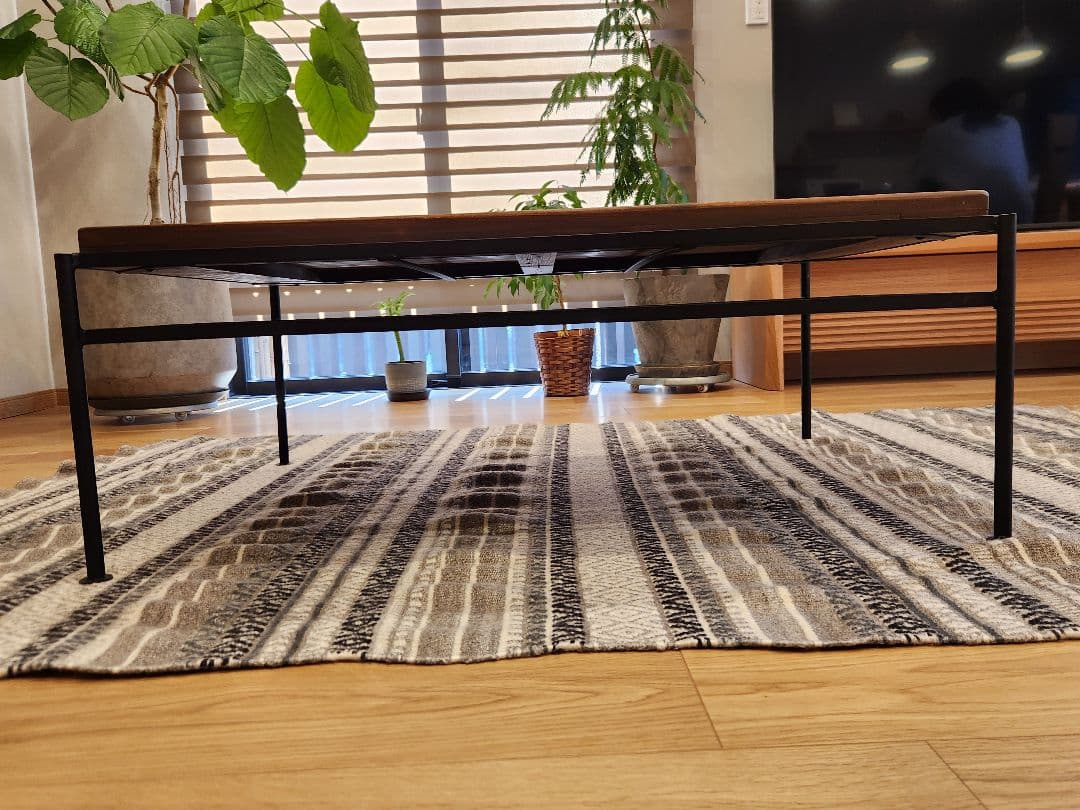 格安提供】東馬 KeLT ヴィンテージ 木製 ローテーブル リビング