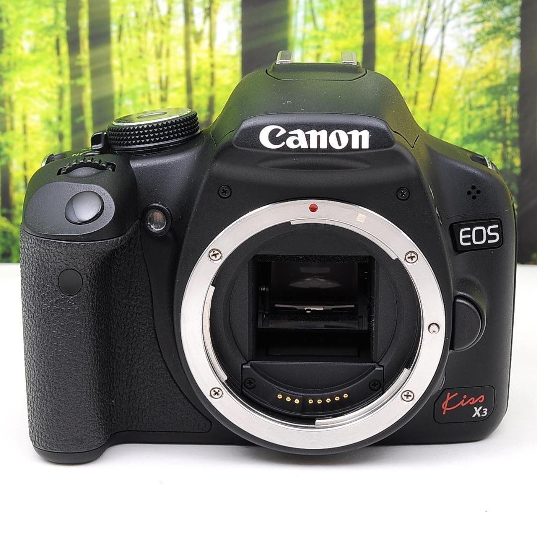 Canon kiss X3☆スマホ転送OK＆即発送☆簡単操作の一眼レフ☆394