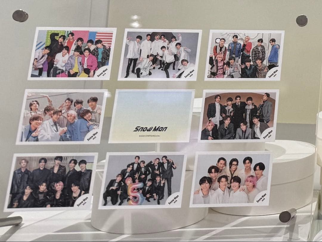 Zoff✖️目黒蓮オリジナルアイウェアスタンドアクスタ　缶バッジ　ロール付箋