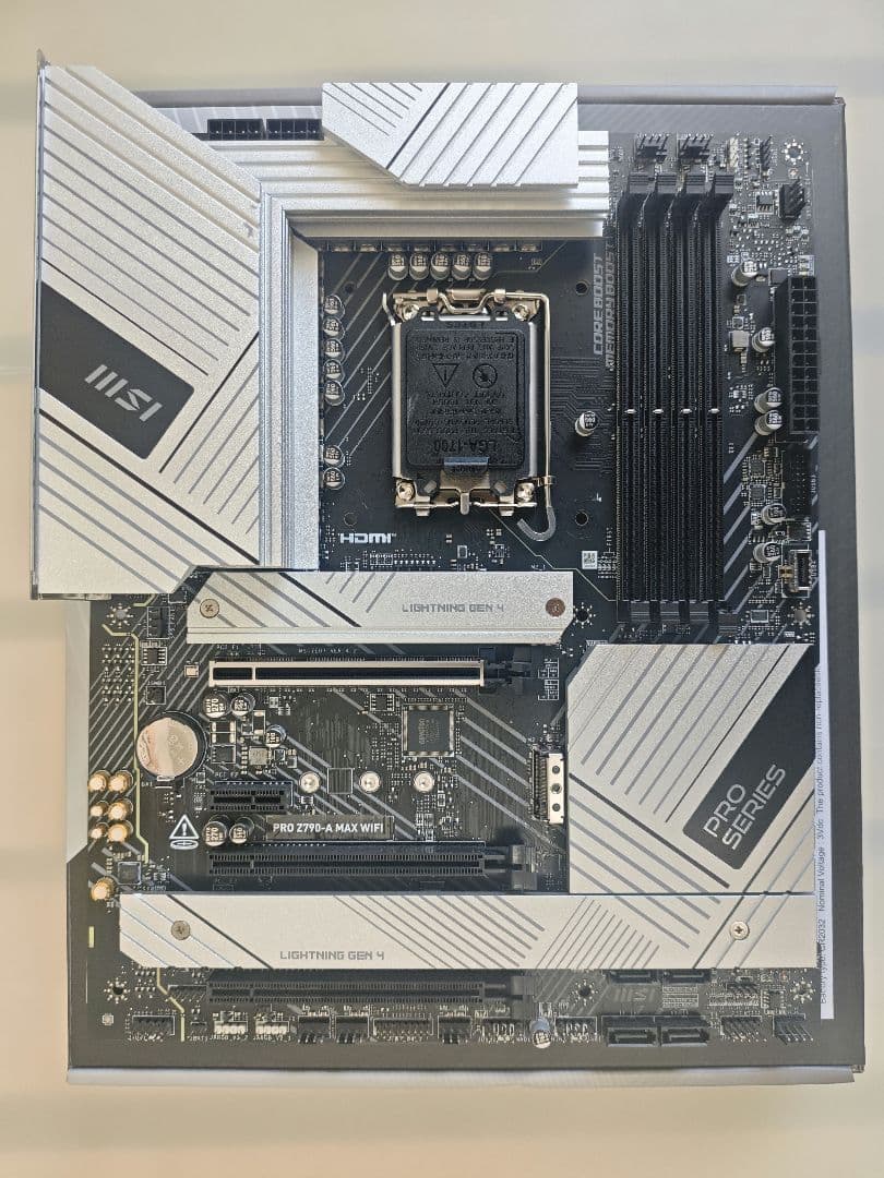 新品 i7-14700KF & 中古 PRO Z790-A MAX WIFI Corei7-14700KF & msi