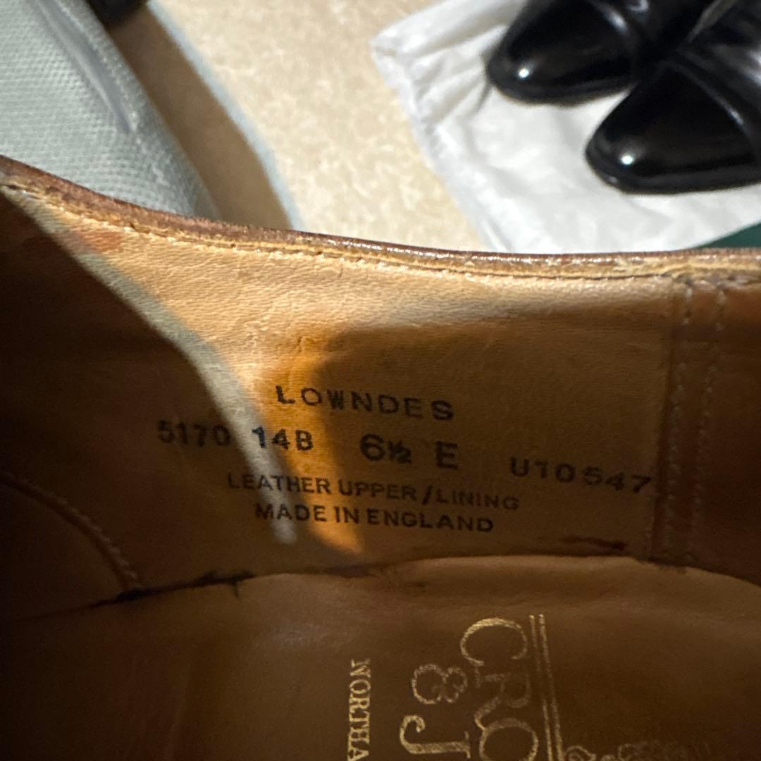 Crockett & Jones ダブルモンクストラップシューズ ブラウン