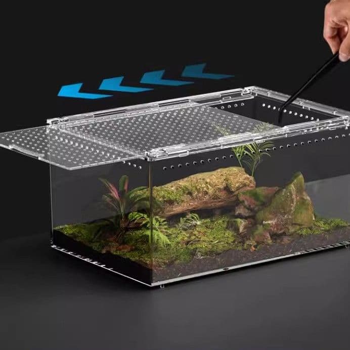 レプタイルボックス 30×20×15cm 爬虫類 ケージ 飼育ケース - メルカリ