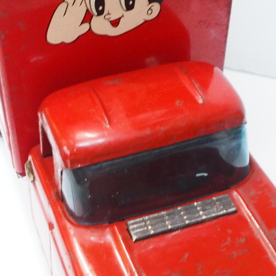 ATD【鉄腕アトム郵便配達ボンネット トラック 】当時物ブリキ TIN 【箱無】