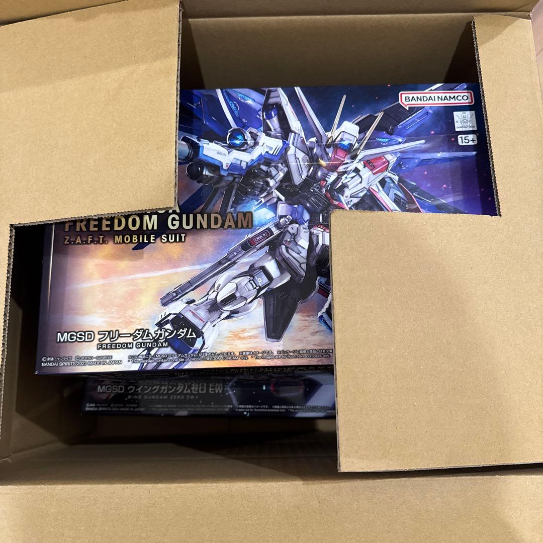 MGSD ウイングガンダムゼロEW フリーダムガンダム 2個セット