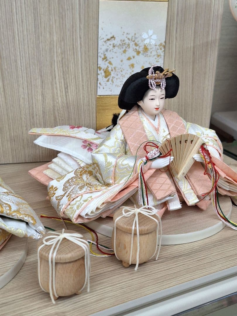 特典付き！ 雛人形 平安豊久作　小芥子 うた　創作雛 親王飾り