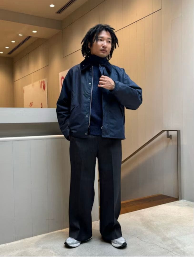 Barbour x Beauty&Youth トランスポート ネイビー 40