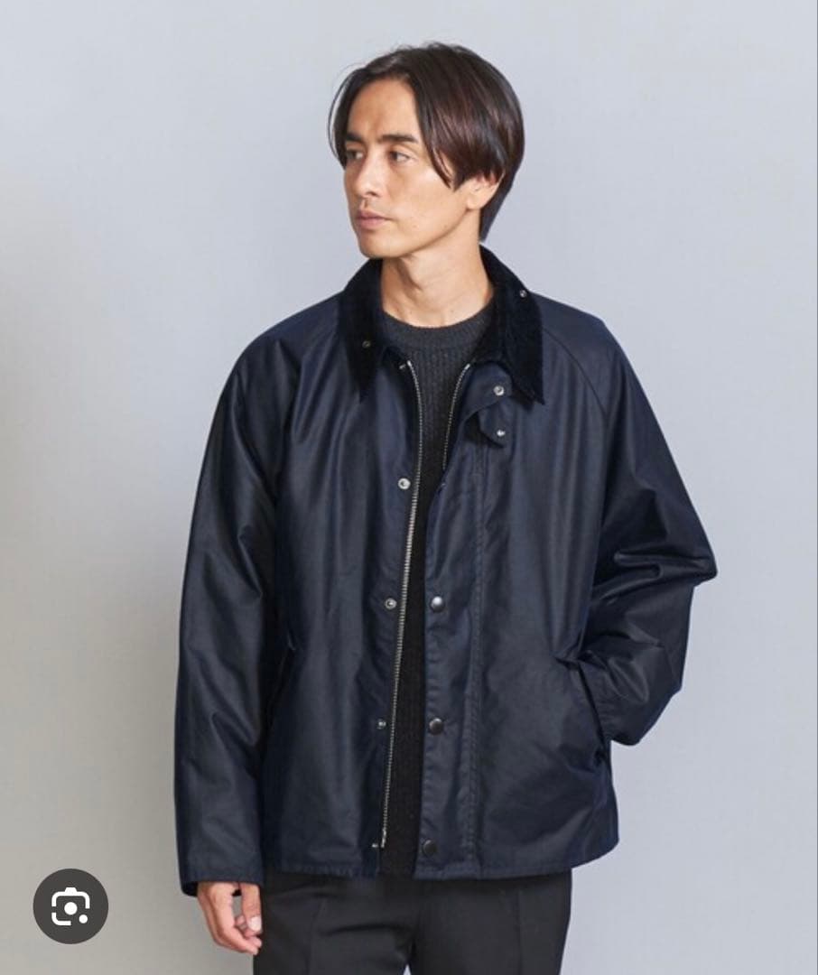 Barbour x Beauty&Youth トランスポート ネイビー 40