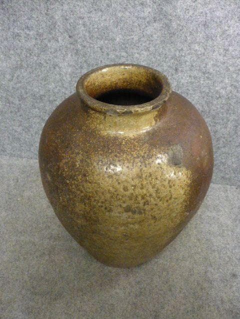 常滑焼 自然釉 壷 [B31301]