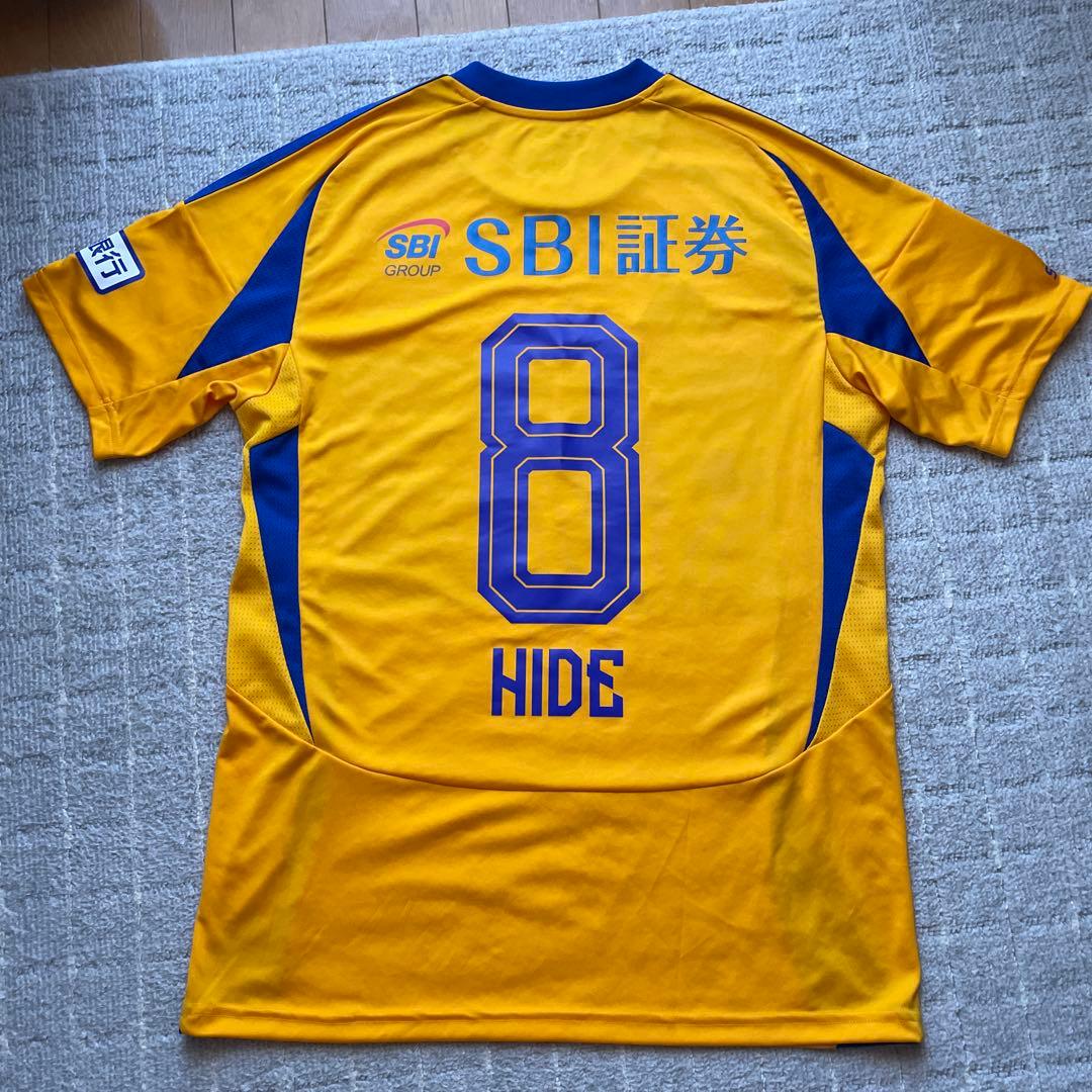 ベガルタ仙台2025年ユニフォーム 武田英寿選手 背番号8 サイズXL