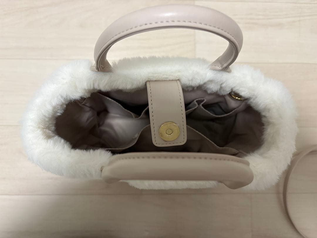 furfur ▪︎ファーバッグ▪︎アイボリー