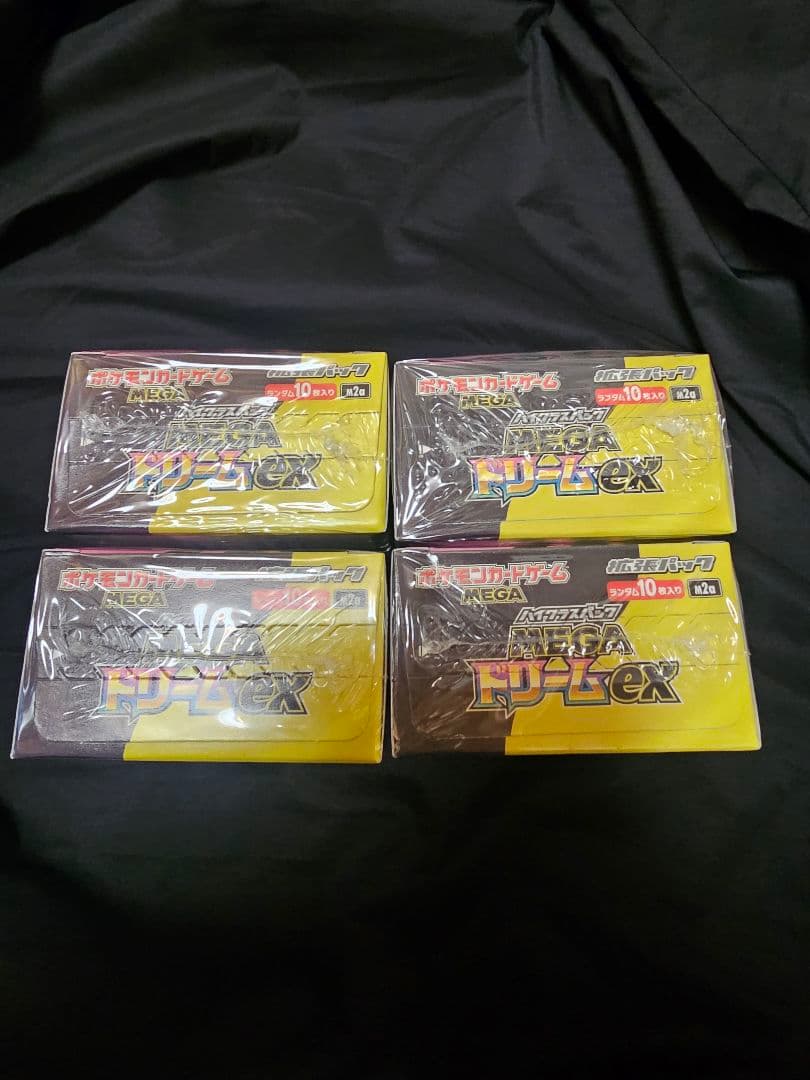 ポケモンカードゲーム MEGAドリームEX 4ボックス シュリンク付き