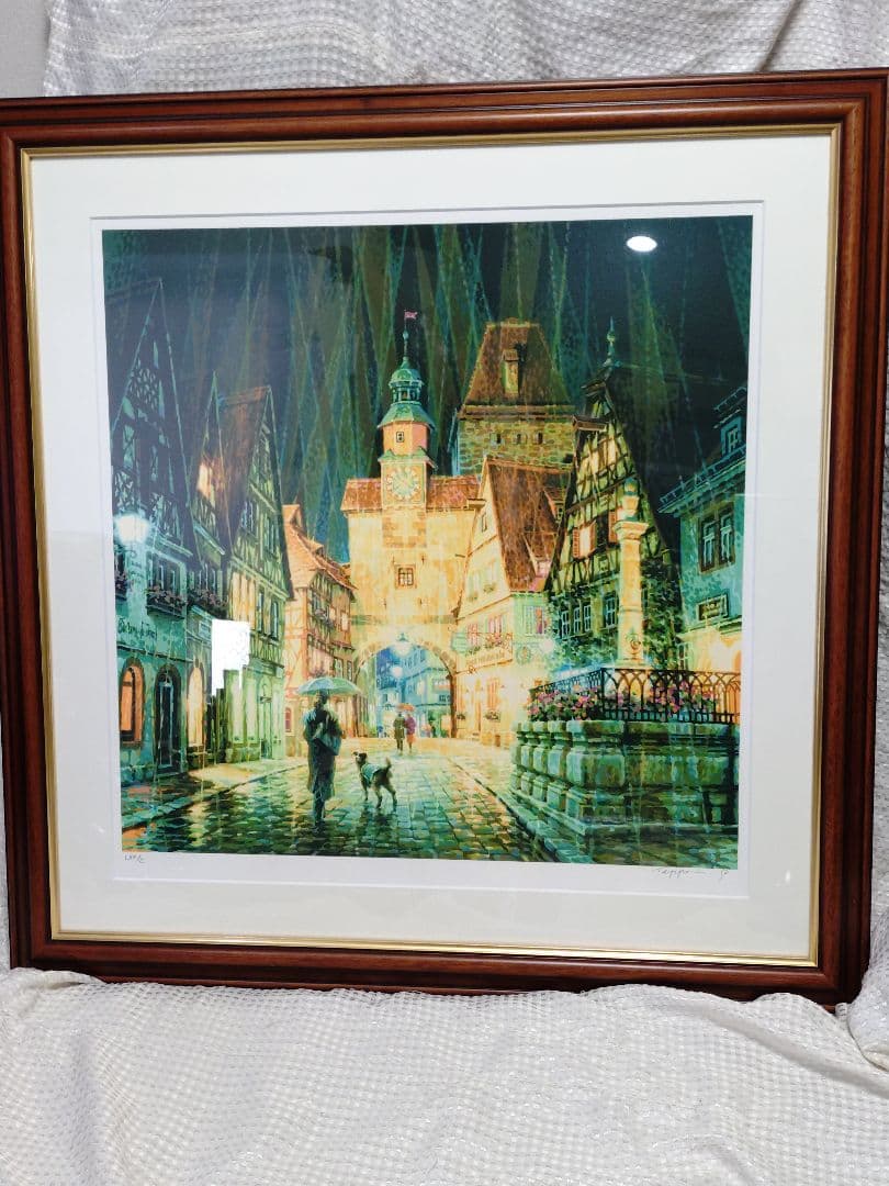 笹倉鉄平　ローテンブルクの雨（travedona） 笹倉鉄平 ローテンブルクの雨