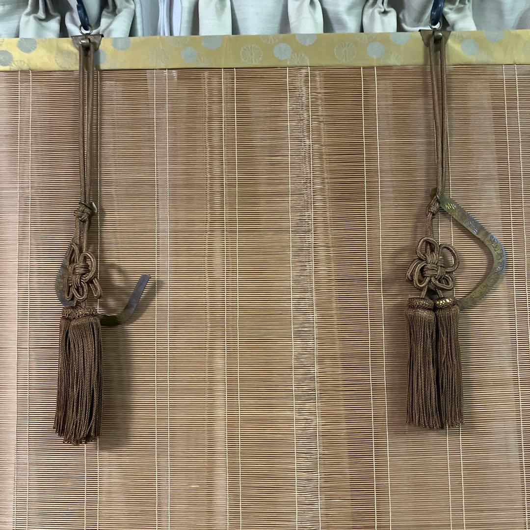 楽天市場】座敷御簾の通販 お座敷すだれ1本和室古民家御簾書院掛け