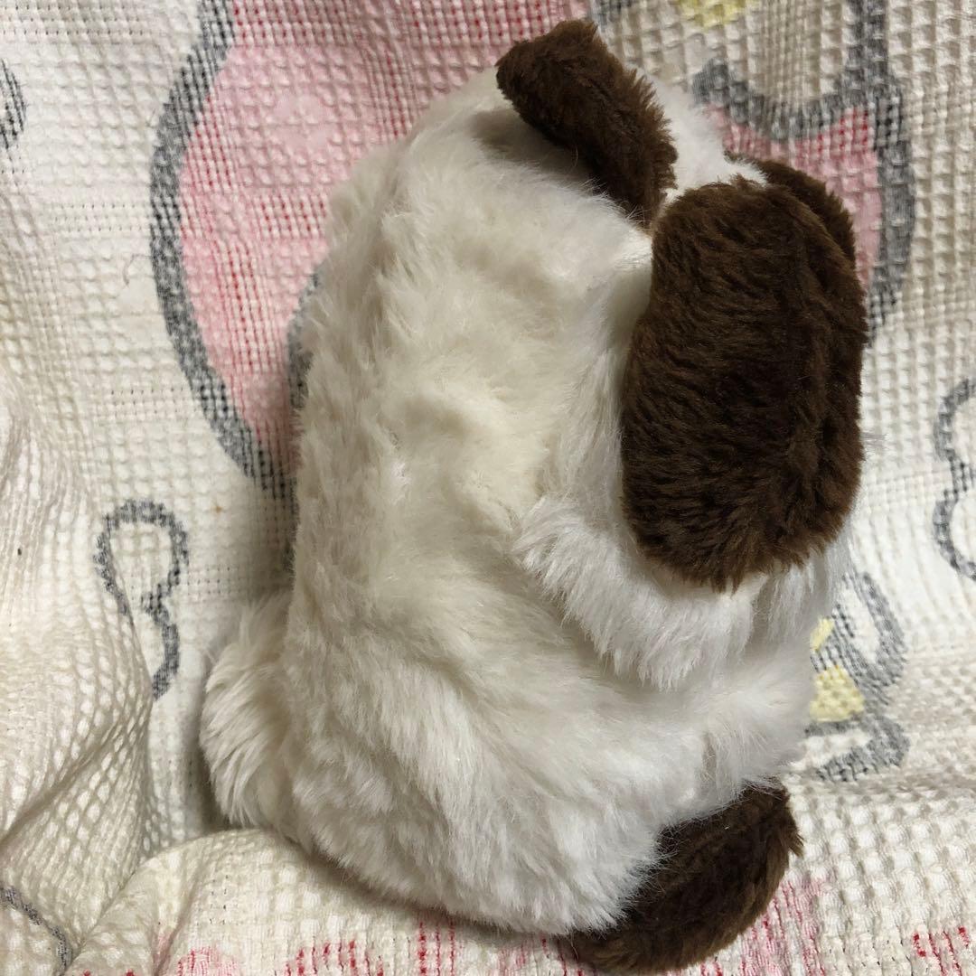昭和レトロ　ヴィンテージ プチ.アムール　バンダイ　犬　ぬいぐるみ　中古品