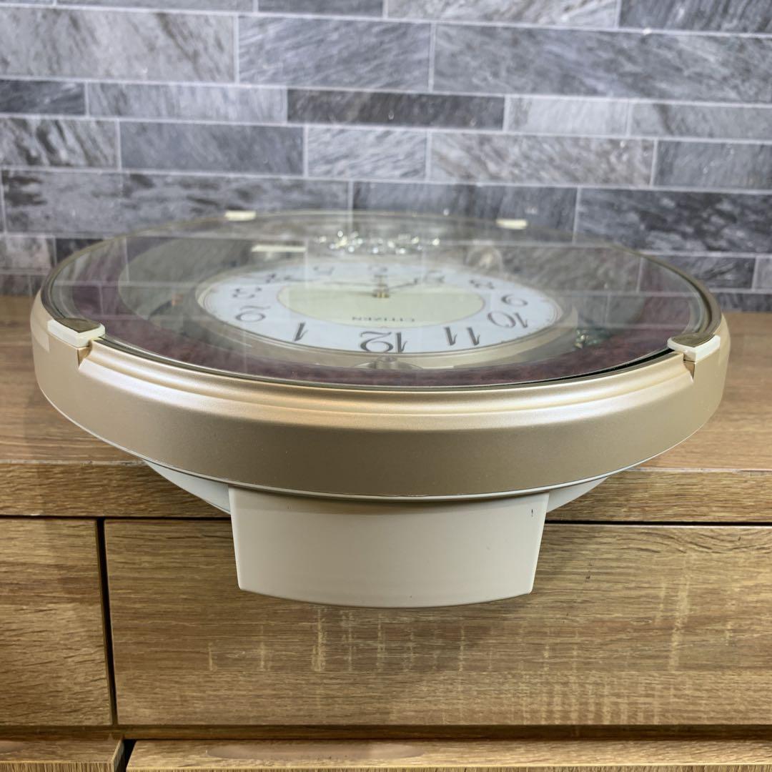 生産終了品　CITIZEN　電波掛時計 パルミューズクイーンダムN 4MN484