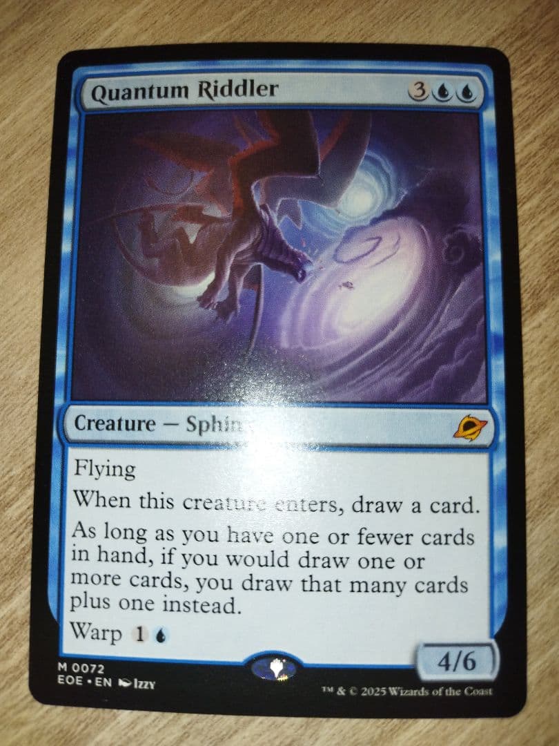 MTG 量子の謎かけ屋 英語版 1枚 - メルカリ