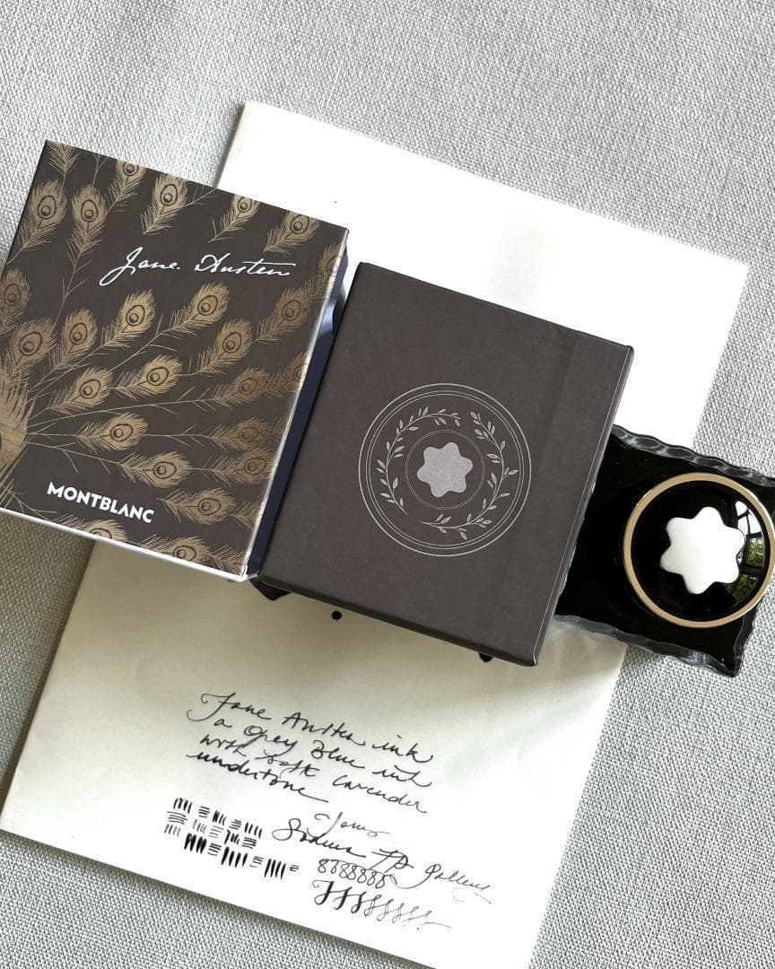 限定品】モンブラン 作家シリーズ オースティン 万年筆インク アンバー