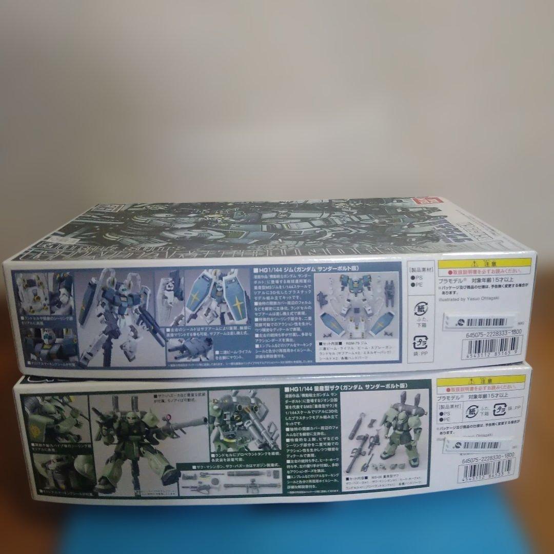 バンダイプラモデル 機動戦士ガンダム サンダーボルト ザク＆ジム