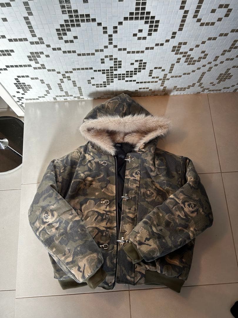 elev カモ柄ファイヤーマンジャケット