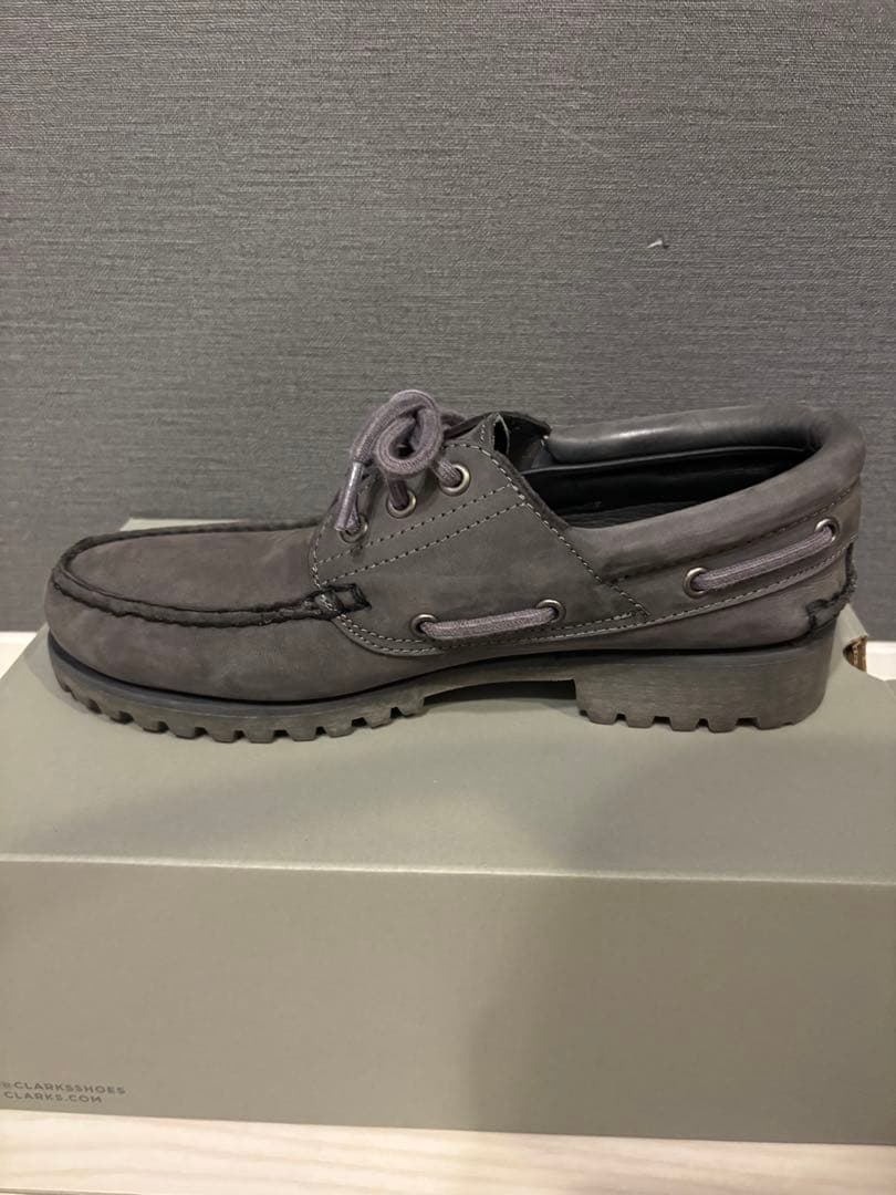 【美品】Timberland スリーアイ　グレー　26.0cm