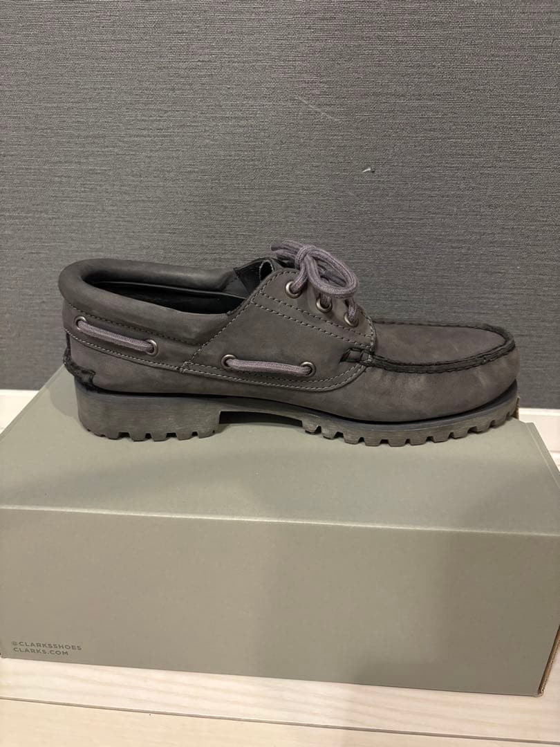 【美品】Timberland スリーアイ　グレー　26.0cm
