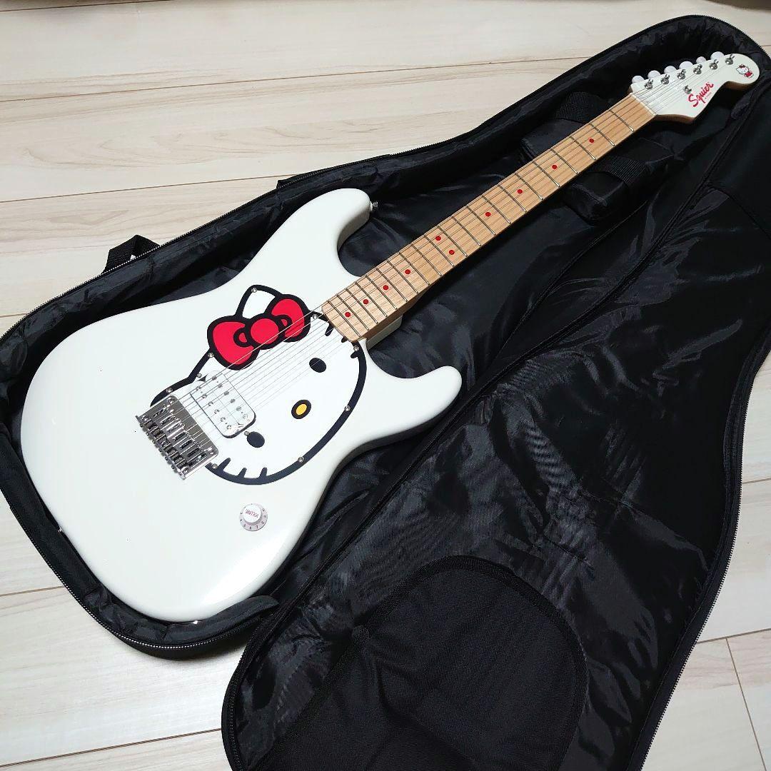 ギター Fender x Hello Kitty White Stratocaster
