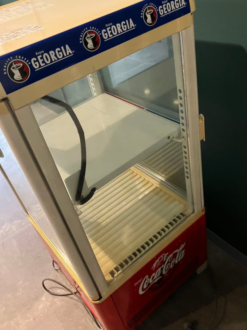 【コカ・コーラ　小型温冷ショーケース】昭和レトロ　レア　サンデン