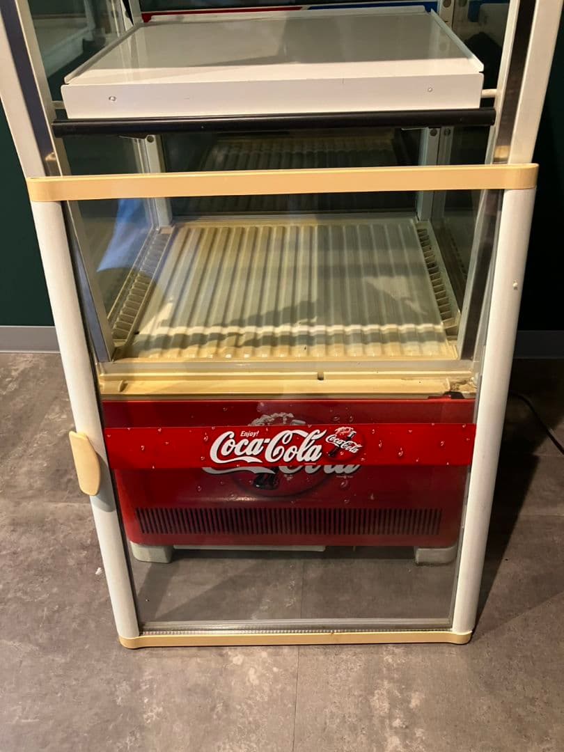 【コカ・コーラ　小型温冷ショーケース】昭和レトロ　レア　サンデン