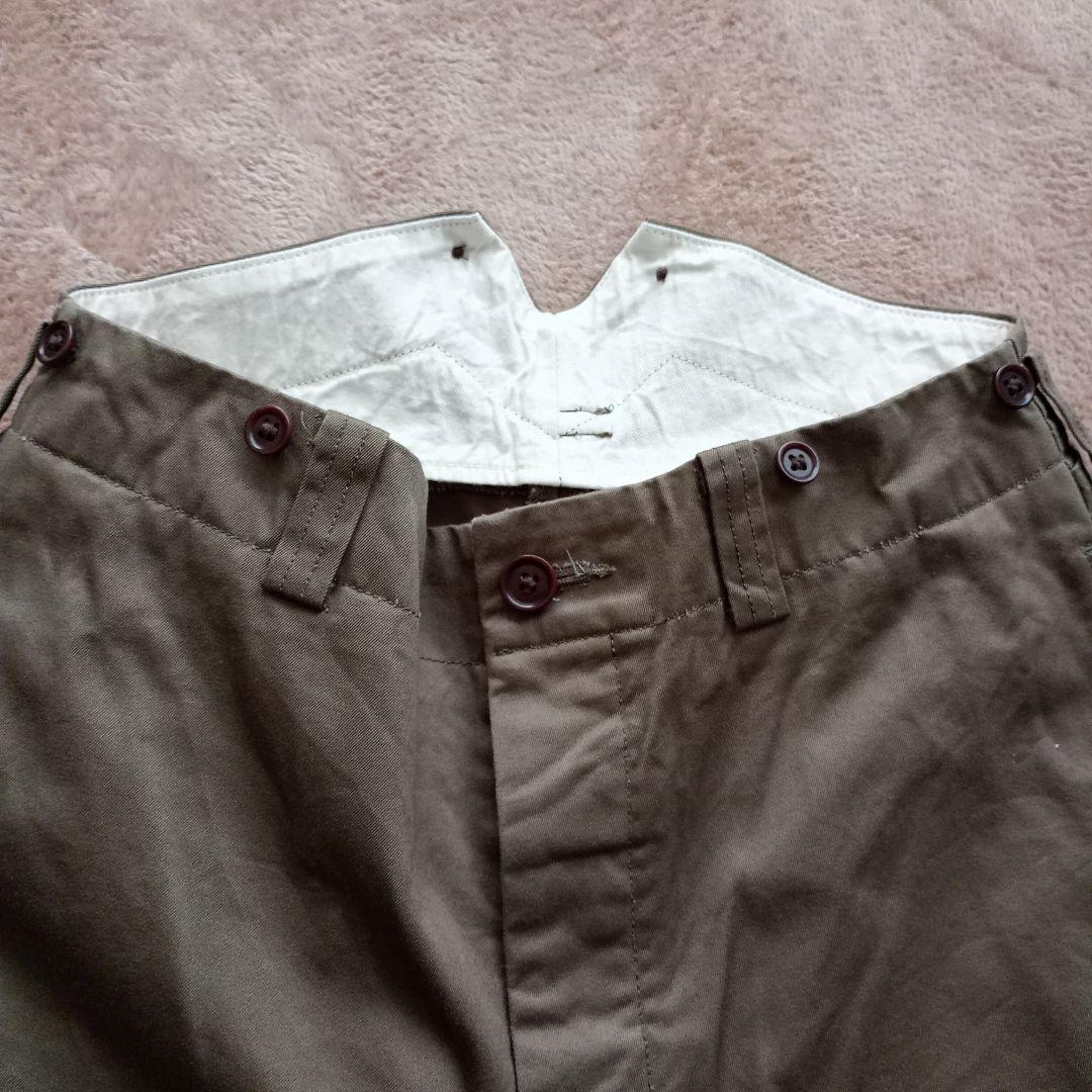 ナイジェル・ケーボン　試着のみ　フレンチワークチノ　グリーン　サイズ10