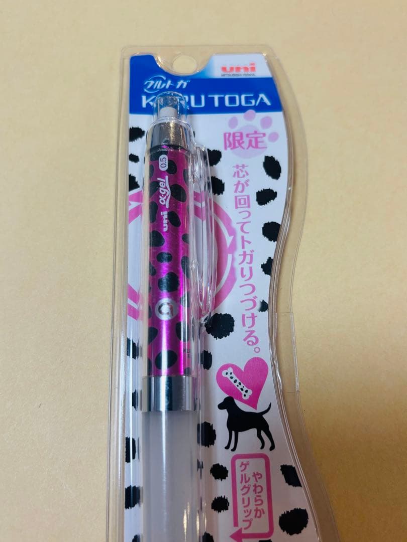 uni アルファゲル シャーペン クルトガ 限定ダルメシアン ローズ