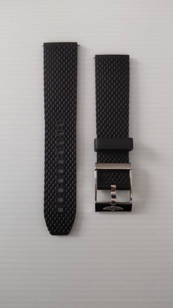 【美品】ブライトリング　純正　ラバーベルト　バックル　セット