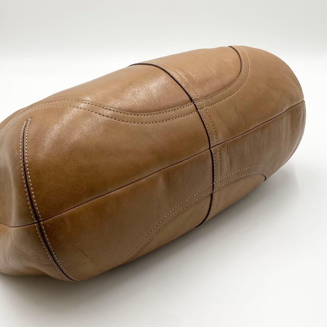 COACH コーチ　ホーボー　y2k ワンショルダー　レザー　キャメル