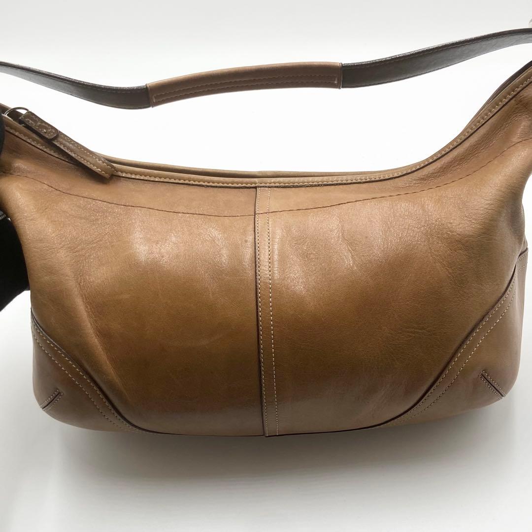 COACH コーチ　ホーボー　y2k ワンショルダー　レザー　キャメル
