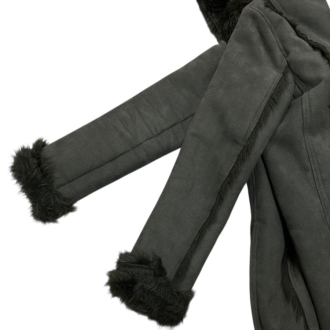 BUFFALO BOBS フェイクムートンコート　ロングコート コート S