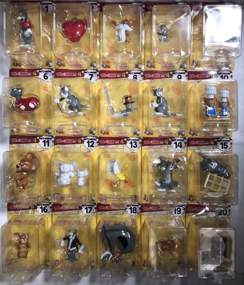 トムとジェリー　Happyくじ FUNNYART!4 全賞フルコンプリートセット