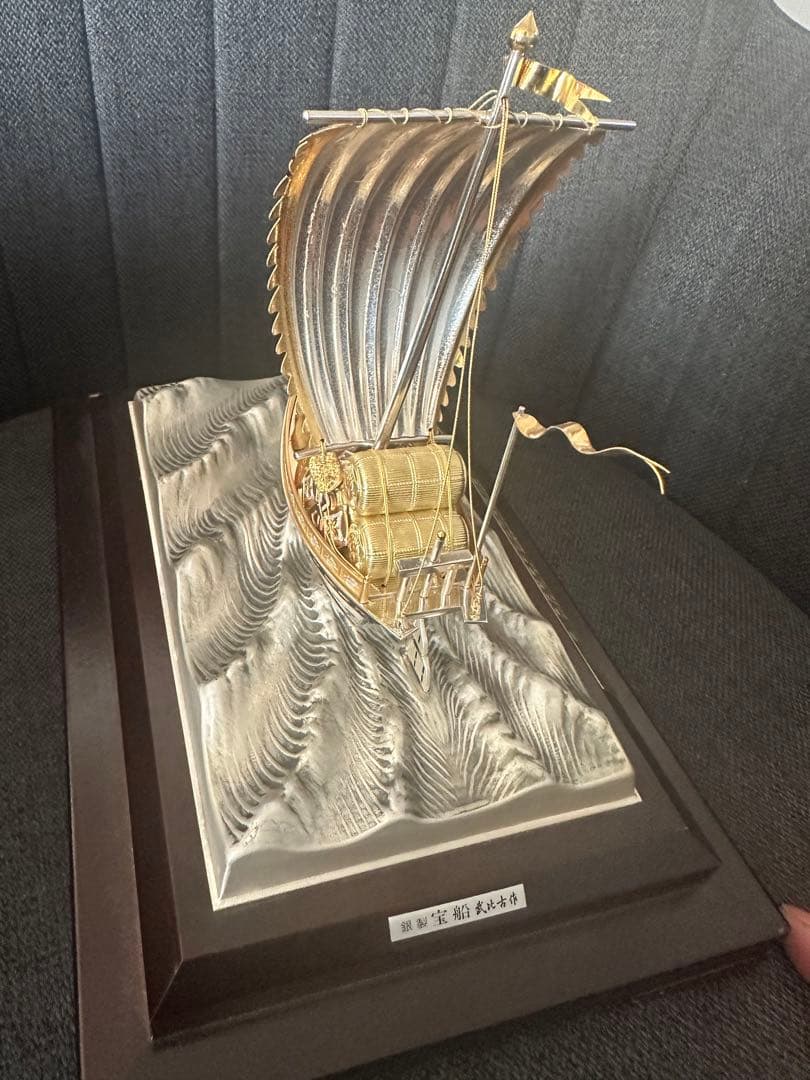 Rare 銀製 宝船 TAKEHIKO 関武比古 作 STERLING 985