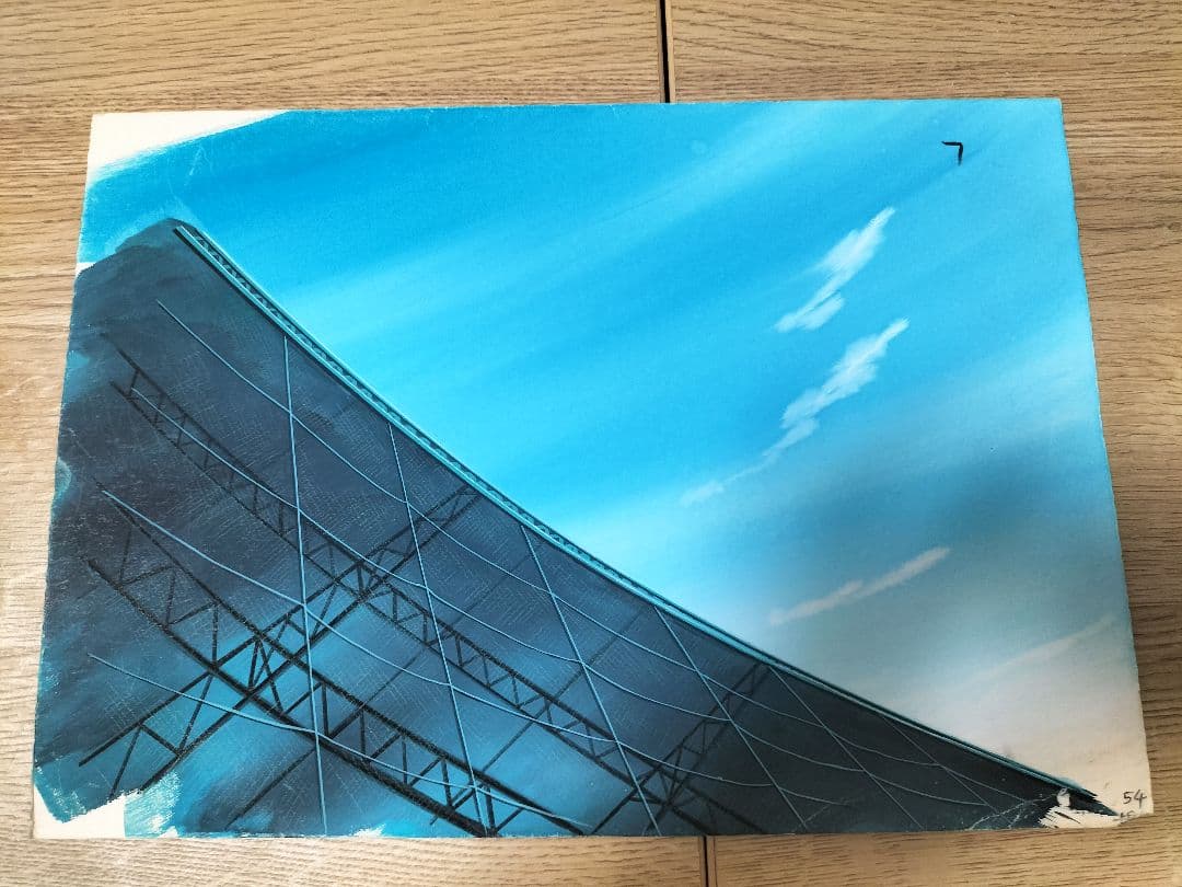 ☆TVアニメ/野球狂の詩 /火浦健 セル画＋色指定表 セット/原作：水島